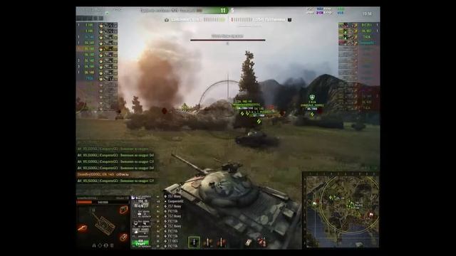 World of Tanks || Бои в Укрепрайоне GOOGL против WH1NE, R-SR смотреть онлайн