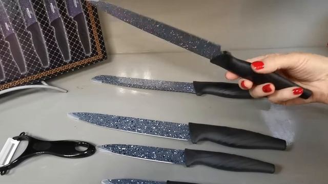 Набор кухонных ножей 6 предметов Bohmann 5150 BH - видеообзор Videlka.com.ua смотреть онлайн