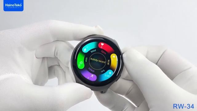 Haino Teko Germany RW-34 AMOLED Display Smart Watch with 3 Pair Strap For Men’s and Boys смотреть онлайн