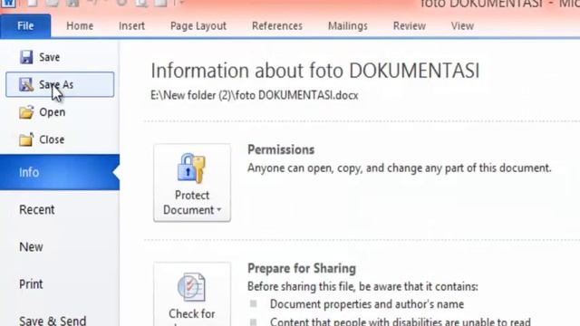 CARA MERUBAH FILE FOTO DARI MICROSOFT WORD MENJADI JPG