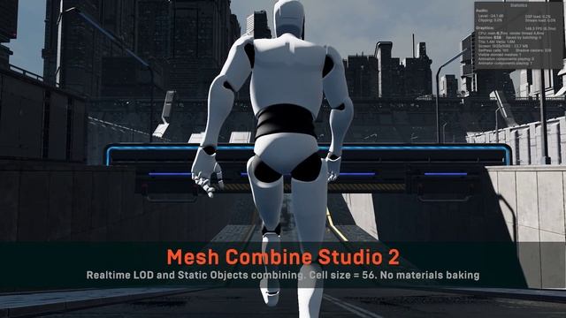 Mesh Combine Studio 2 - Unity runtime mesh combiners comparison смотреть онлайн