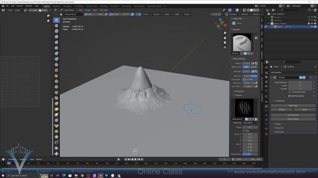 Blender Sculpting Course sample video смотреть онлайн
