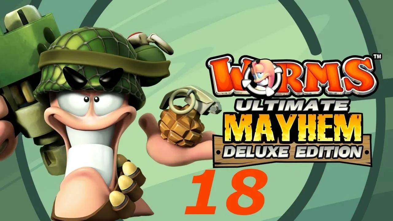 Прохождение Worms: Ultimate Mayhem #18 (Переполох на шахте)