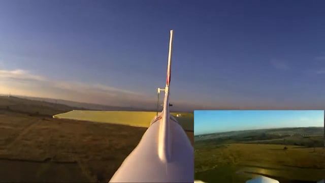 Wing Tiger II RC Plane with rear view, in flight camera смотреть онлайн