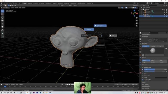 Cara Render 3D Object Style Render XRay Blender смотреть онлайн