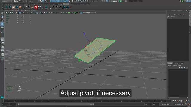 Maya 2016: Bake Pivot Orientation смотреть онлайн