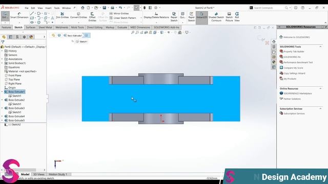 Solidworks Tutorial Exercise 17 | Solidworks | Beginner смотреть онлайн