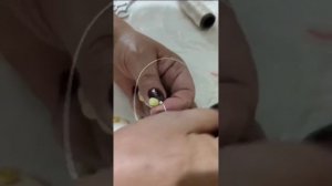 заменить замок на янтарных бусах