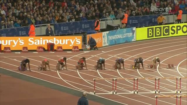 236 Jasmin Stowers wins 100mH 12 47 MR DL London 2015 смотреть онлайн