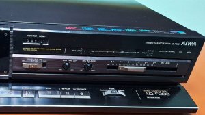 обзор кассетной деки AIWA AD-F360 1987 год.