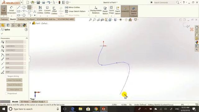 Sweep Boss/Base- Solidworks 2017 Student Edition смотреть онлайн