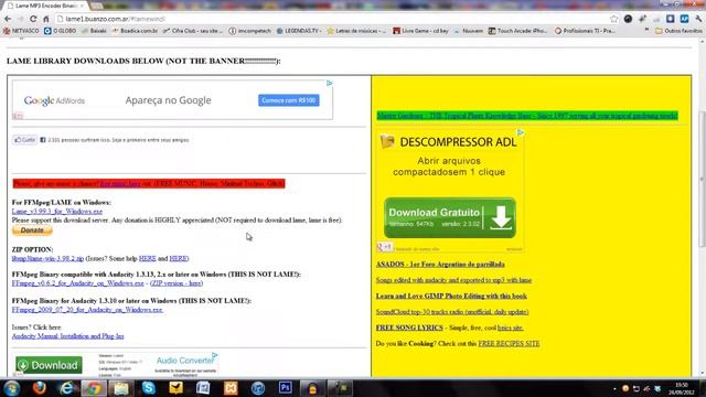 Vídeo Aula - Salvar/Exportar Em MP3 no Audacity (LAME Encoder) смотреть онлайн