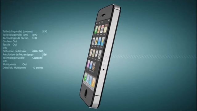 animating an iPhone 4 - animation iPhone 4 3Ds max - post production after effect hud Générique смотреть онлайн