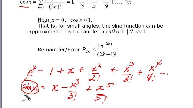 Calculus II Ch 11g Useful Taylor Series and Power Series смотреть онлайн