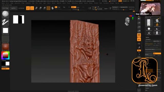 zBrush demo with the Inglorious Hoko and Adrian Dominic смотреть онлайн