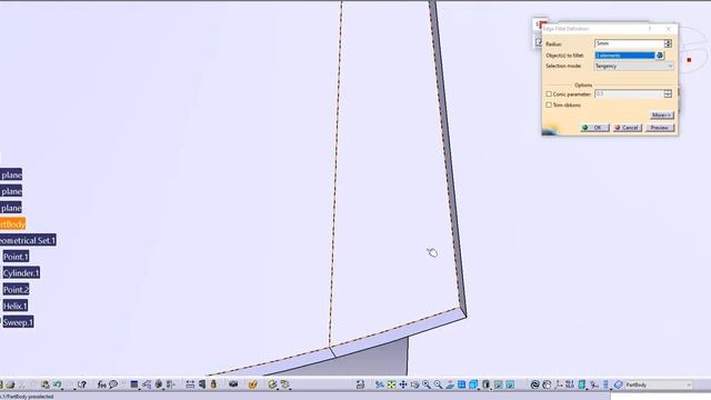 Fan Design in CATIA Surface Design Part Design CATIA V5 Surface design Tutorial смотреть онлайн