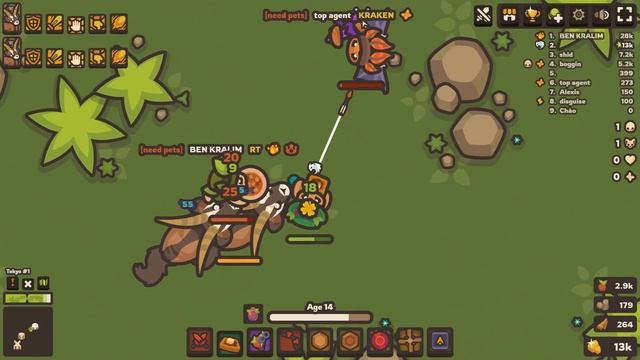 Taming.io Boost Triple Spike only! смотреть онлайн