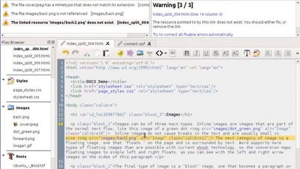 calibre: The e-book editor