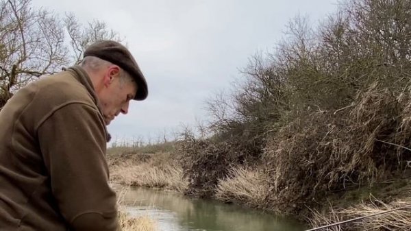 Trotting a float on the River Brue