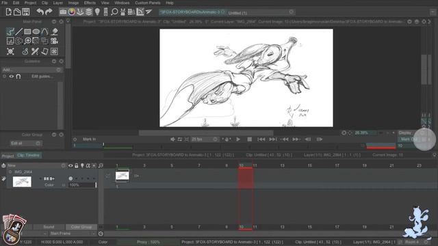 Как сделать ANIMATIC PRO, STORYBOARD в TVPaint animation 11 /How to animatic TVPaint tutorial - eng смотреть онлайн