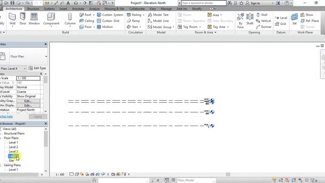 Set new levels in autodesk revit architecture. Add, Remove, Edit levels in a plan. смотреть онлайн