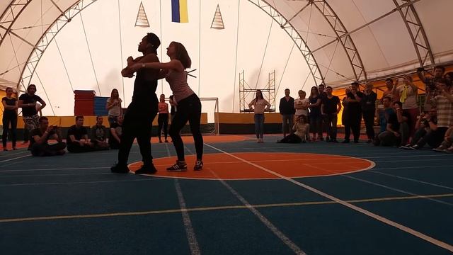 Коблево 2017. Сальса в парах, танец