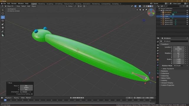 Blender Beginner Tutorial - Bones, Armature and Serpents - No Ads смотреть онлайн