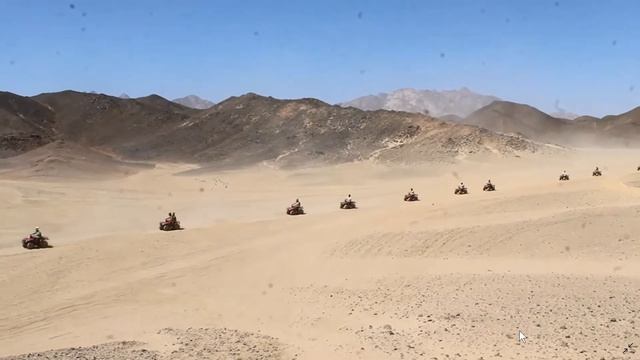 Desert Quad Bike ride in Hurghada, Red Sea (Quadbike Adventure in Egypt's Desert) смотреть онлайн