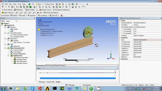 NTH - Turtorial ANSYS Static Structural - Roll No Slip смотреть онлайн