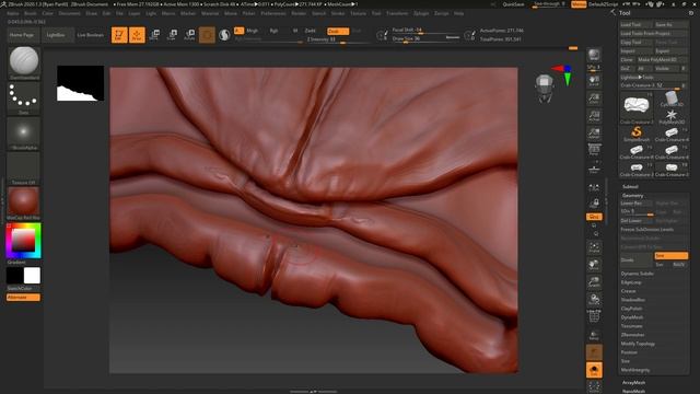 ZBrush - Dam Standard Brush смотреть онлайн