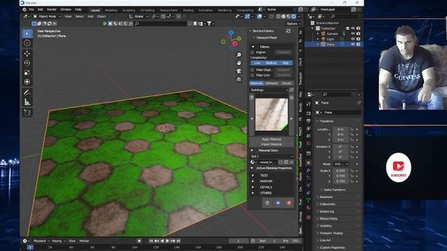 blender addon review -Sanctus Library - Procedural Materials смотреть онлайн
