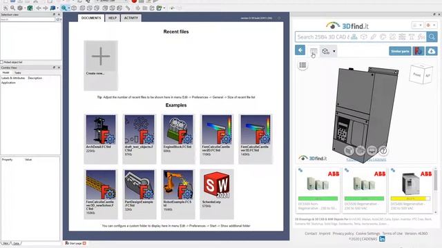 FreeCAD - Plugin for 3D CAD models - powered by CADENAS смотреть онлайн