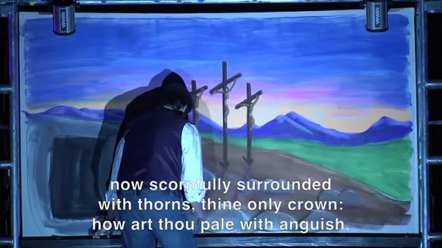 Death and Resurrection of Jesus with a chalk drawing & imaging. AMAZING!!!! смотреть онлайн