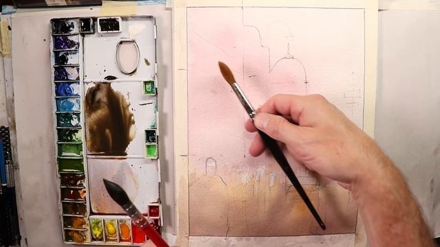 Chris Petri Paints a Rainy City Scape Painting in a Glazing Technique смотреть онлайн