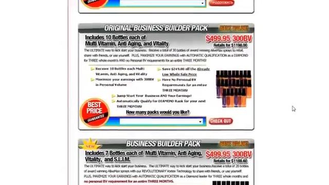 Как оплатить с карты заказ в компании Alivemax