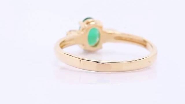 Кольцо Т141011919 изумруд. Ювелирные изделия KARATOV смотреть онлайн