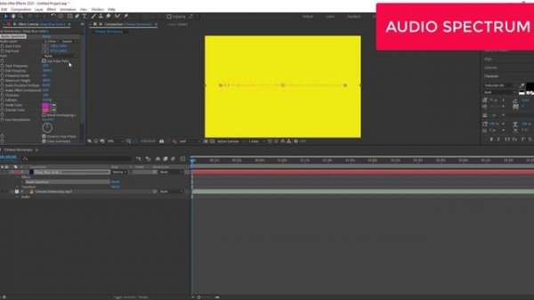 AFTER EFFECTS - Audio Amplitude and Audio Spectrum