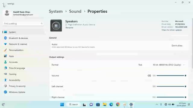 How to Change Sound Output Windows 11 (HDMI, Headphones, Optical Out) || Change Sound Output Device смотреть онлайн