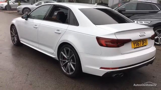 YS67DFV AUDI A4 S4 TFSI QUATTRO WHITE 2017 смотреть онлайн