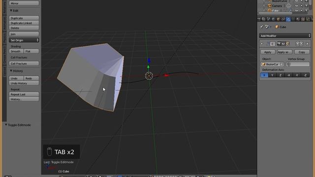 Blender Quick Tips: Curve Modifier смотреть онлайн