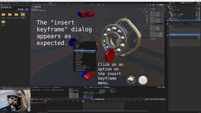 Blender, Keying set failed to insert any keyframes solved. Try out the solution. смотреть онлайн