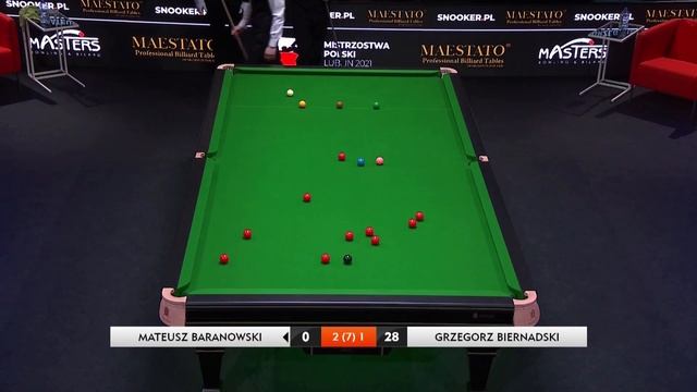 Snooker MP 1/2 Final : Mateusz Baranowski vs Grzegorz Biernadski смотреть онлайн