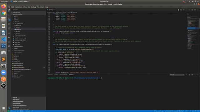 18. Chaincode (Smart Contract) Walk-through - Create Network with Hyperledger Fabric v2.x смотреть онлайн