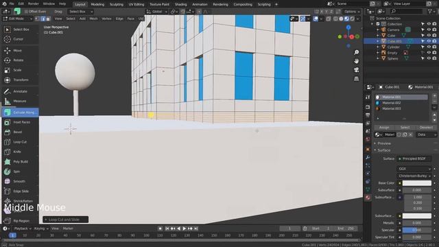 Isometric Building Blender Tutorial