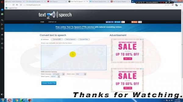 How to Text to audio convert online free