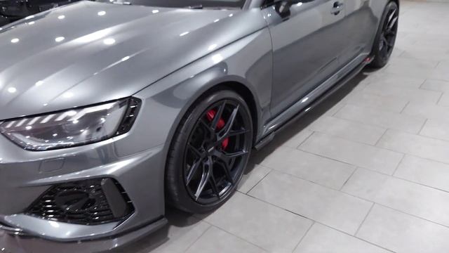 Audi RS4 Carbon Black with full Urban Styling смотреть онлайн