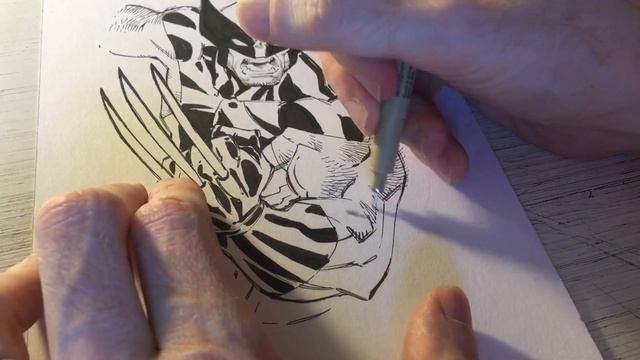Todd Nauck draws Wolverine смотреть онлайн
