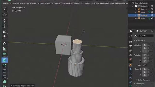 Blender ile 3 boyutlu tasarım eğitimi 15-İnset Face Komutu смотреть онлайн