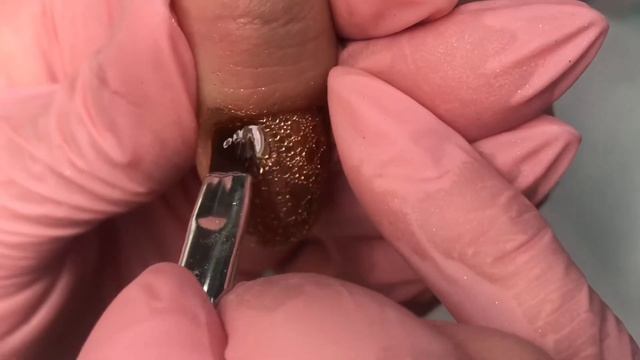 Простой дизайн пеной/Пена и втирка/Коррекция ногтей/Катя Невзорова