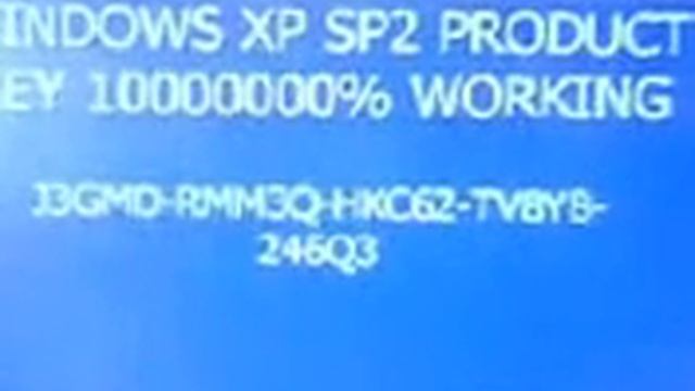 WINDOWS XP SP2 PRODUCT KEY BY PURUSHOTHAM AND GIRI смотреть онлайн